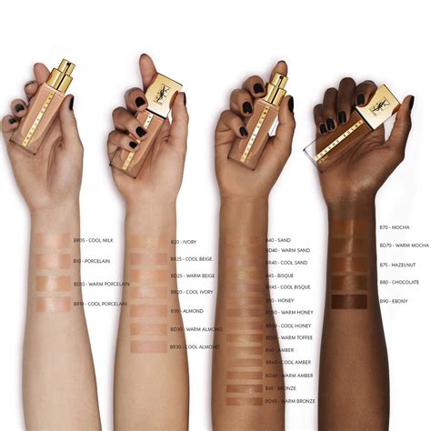 ysl all hours foundation shade finder|YSL touche eclat foundation shades.